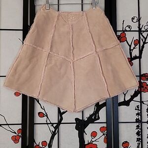 UGG Vintage Pink Leather Poncho with pockets!